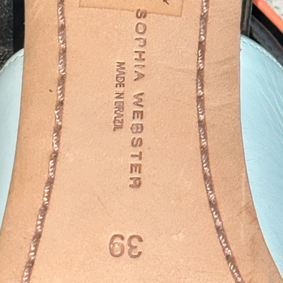 Sophia Webster Woman Multicolor Sandals leather Crystal Lace Size 9 - Picture 4 of 4